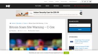 
                            10. Bitcoin Scam Site Warning - C-Cex - The Merkle Hash