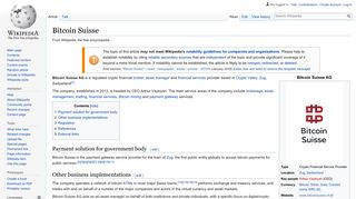 
                            2. Bitcoin Suisse – Wikipedia