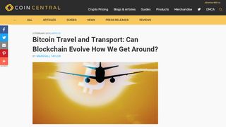
                            8. Bitcoin Travel and Transport: Can Blockchain Evolve How We Get ...