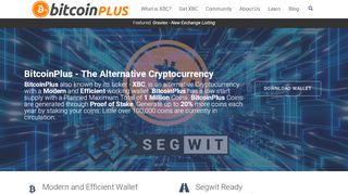 
                            5. BitcoinPlus.org - XBC - Alternative Cryptocurrency - Proof of Stake