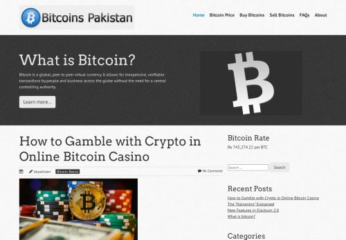 
                            6. Bitcoins Pakistan | Bitcoin blog