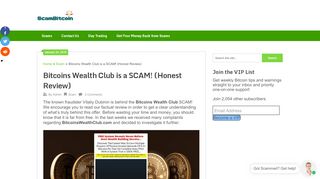 
                            9. Bitcoins Wealth Club is a SCAM! (Honest Review) - Scam Bitcoin