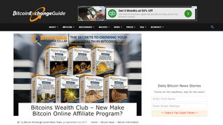 
                            6. Bitcoins Wealth Club Review - New Make Bitcoin Online Affiliate ...