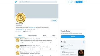 
                            8. BitcoinTalk (@bitcointalk) | Twitter