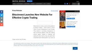 
                            13. Bitcoinvest Launches New Website For Effective Crypto Trading ...