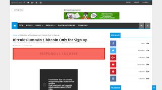 
                            5. Bitcolesium win 1 bitcoin Only for Sign up - Sky-Tech