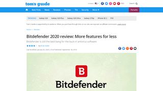 
                            11. Bitdefender 2019 Review - Bitdefender Antivirus Plus, Bitdefender ...