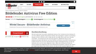 
                            11. Bitdefender Antivirus Free Edition 1.0.15.88 - Download - Computer Bild