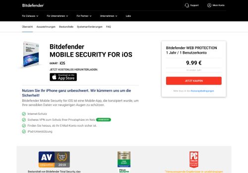 
                            2. Bitdefender Mobile Security for iOS