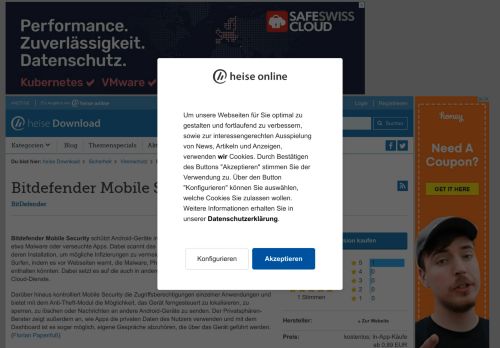 
                            6. Bitdefender Mobile Security | heise Download