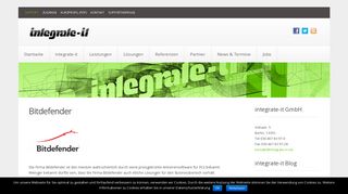 
                            12. Bitdefender Partner - integrate-it Systemhaus Berlin