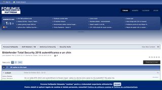 
                            12. Bitdefender Total Security 2016 autentificarea e un chin - Forumul ...