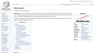 
                            10. Bitdefender - Wikipedia