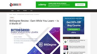 
                            11. BitDegree Review : Earn While You Learn – Is it Worth it? - CodersEye ...