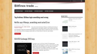 
                            2. Bitfinex login something went wrong Archives - Bitfinex trade