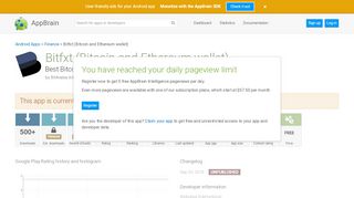 
                            9. Bitfxt (Bitcoin and Ethereum wallet) - Android app on AppBrain