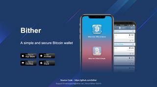 
                            1. Bither - a simple and secure Bitcoin wallet!
