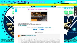 
                            10. BITHOLIC PRE REGISTRATION | Airdrop&Bounty