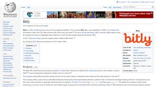 
                            5. Bitly - Wikipedia