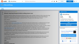 
                            4. Bitmain requiring Passports before selling miners now ...