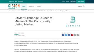 
                            9. BitMart Exchange Launches Mission X: The Community Listing Market