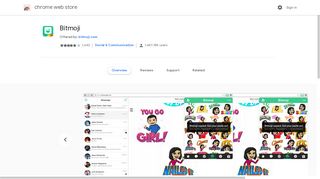 
                            9. Bitmoji - Google Chrome