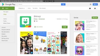 
                            11. Bitmoji – Your Personal Emoji - Apps on Google Play
