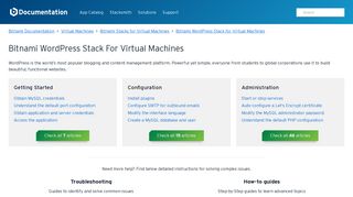 
                            4. Bitnami WordPress Stack for Virtual Machines