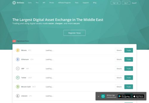 
                            1. BitOasis: Digital Asset Exchange & Wallet