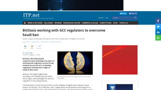 
                            10. BitOasis working with GCC regulators to overcome Saudi ban - ITP.net