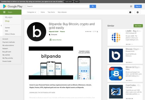 
                            11. Bitpanda - Buy Bitcoin in minutes - Apps on Google Play