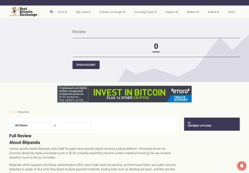 
                            7. Bitpanda Cryptocurrency Exchange Review | bestbitcoinexchange.io