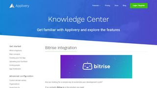 
                            7. Bitrise integration - Applivery Docs