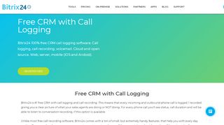 
                            6. Bitrix24: Free CRM with Call Logging