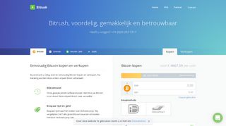 
                            1. Bitrush: Bitcoin kopen met iDEAL, Bancontact - Veilig & Betrouwbaar