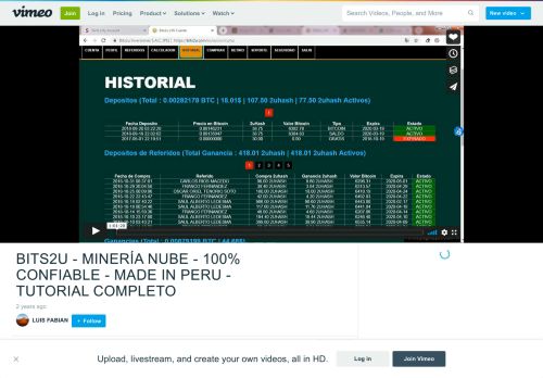 
                            10. BITS2U - MINERÍA NUBE - 100% CONFIABLE - MADE IN PERU ...