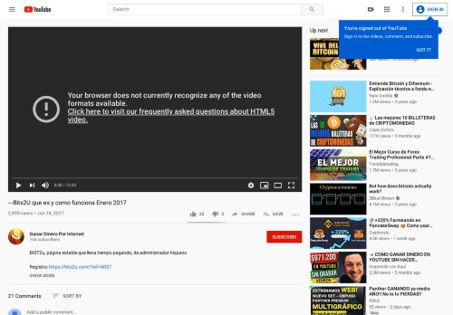 
                            4. ---Bits2U que es y como funciona Enero 2017 - YouTube