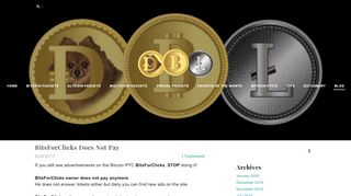 
                            7. BitsForClicks Does Not Pay - Best Bitcoin & Altcoin Faucets
