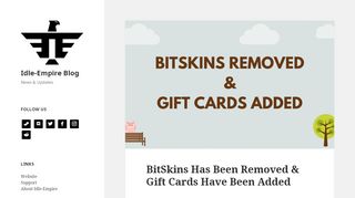 
                            11. BitSkins Has Been Removed & Gift Cards Have Been Added