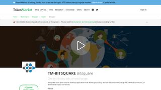 
                            7. Bitsquare - TokenMarket