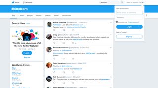 
                            13. #bittolearn hashtag on Twitter