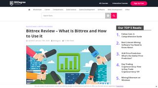 
                            11. Bittrex Review - What Is Bittrex and How to Use it - BitDegree