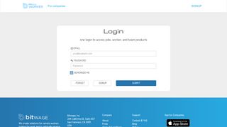 
                            1. Bitwage | Login