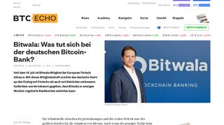 
                            11. Bitwala: Was tut sich bei der deutschen Bitcoin-Bank? | BTC-ECHO