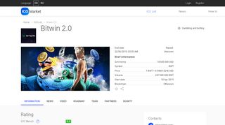 
                            9. Bitwin 2.0 - ico project - ICO Market