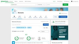 
                            4. Bizmates Reviews | Glassdoor