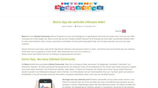 
                            3. bizmo App, mit der neuen Lifehack Community Geld verdienen