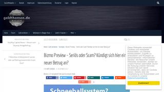 
                            4. Bizmo Preview - Seriös? Scam? Betrug? Erste Bewertung ...