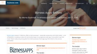 
                            7. Bizness Apps Review 2018 | Best App Maker and Development ...