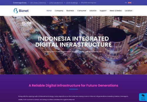 
                            11. Biznet | The Leading Internet Provider in Indonesia